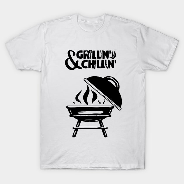 Grilling & Chillin Bbq season T-Shirt by Fun Planet